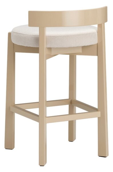 Бежов тапициран бар стол (височина на седалката 66 cm) Hugg – Ellos Home