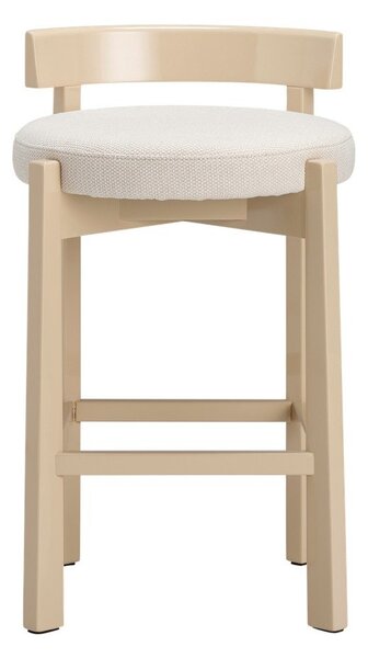Бежов тапициран бар стол (височина на седалката 66 cm) Hugg – Ellos Home
