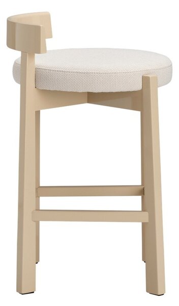 Бежов тапициран бар стол (височина на седалката 66 cm) Hugg – Ellos Home