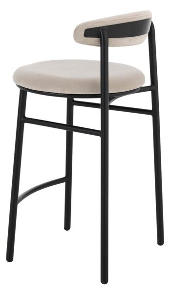 Бежов метален бар стол (височина на седалката 66 cm) Doggi – Ellos Home