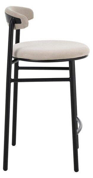 Бежов метален бар стол (височина на седалката 66 cm) Doggi – Ellos Home