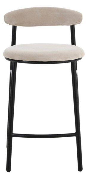Бежов метален бар стол (височина на седалката 66 cm) Doggi – Ellos Home