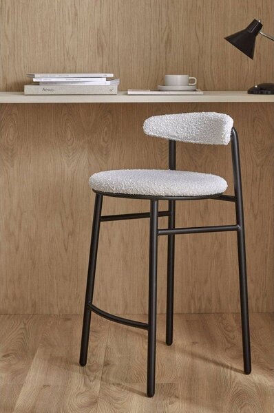 Кремав тапициран бар стол (височина на седалката 67 cm) Bloggny – Ellos Home