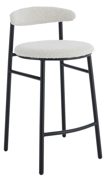 Кремав тапициран бар стол (височина на седалката 67 cm) Bloggny – Ellos Home