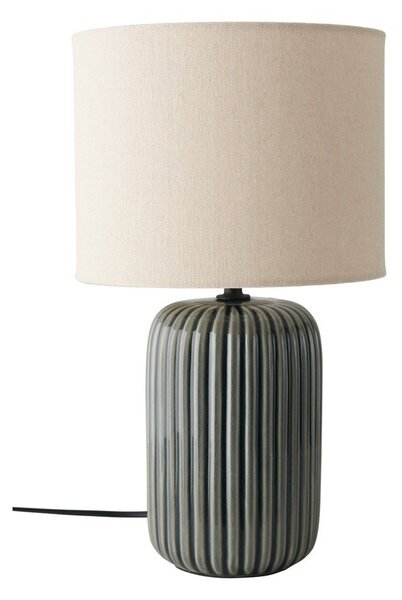 Сива/бежова текстилна настолна лампа (височина 36 cm) Mizu – Ellos Home