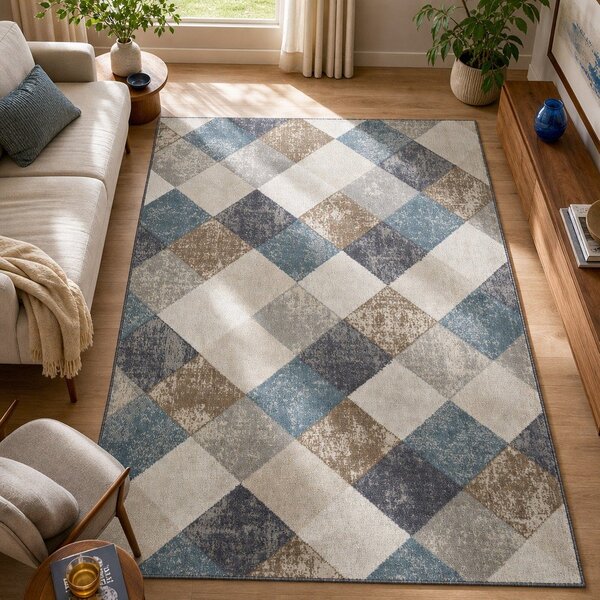 Син/бежов килим 80x120 cm Terrain – Hanse Home