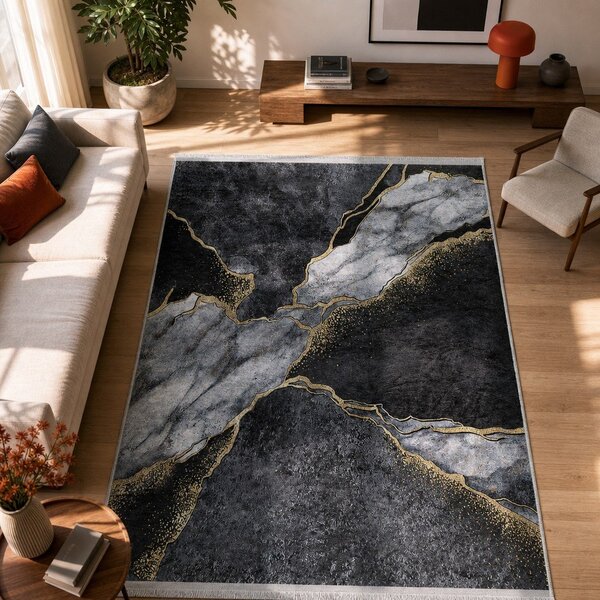 Черен килим 160x230 cm - Mila Home