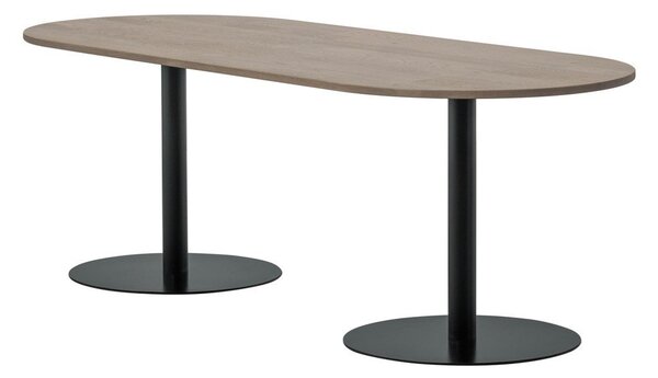 Трапезна маса с дъбова дървена плоскост 90x220 cm Tablo – WOOOD