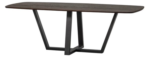 Трапезна маса с дъбова дървена плоскост 100x220 cm Tablo – WOOOD