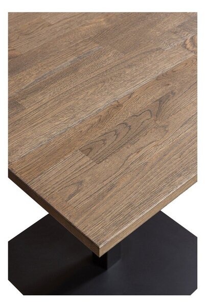Трапезна маса с дъбова дървена плоскост 80x80 cm Tablo – WOOOD