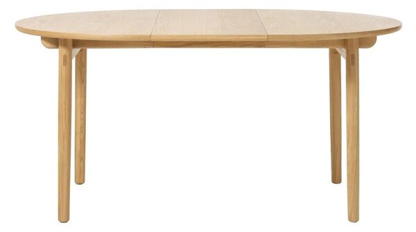 Кръгла сгъваема маса за хранене от дъб ø 120 cm Carno - Unique Furniture
