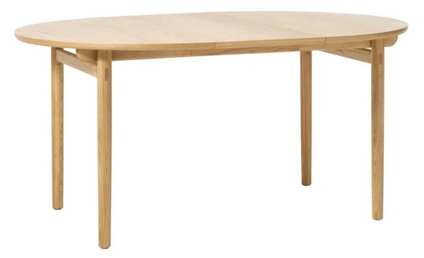 Кръгла сгъваема маса за хранене от дъб ø 120 cm Carno - Unique Furniture