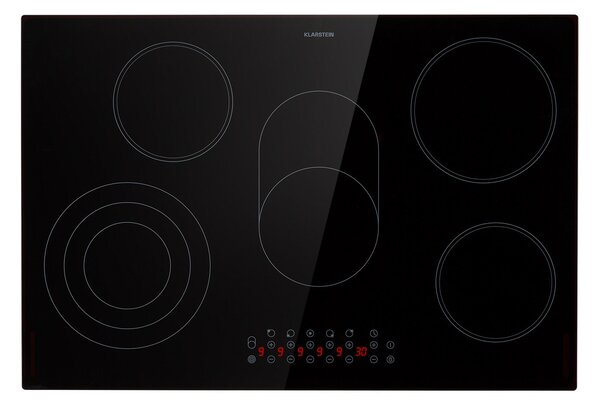 Klarstein Virtuosa 5, плот за вграждане, 5 зони, 8500W, стъклокерамика