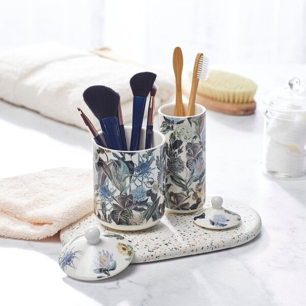 Ароматна свещ в порцеланов съд - Light Blue - Jasmine Ylang