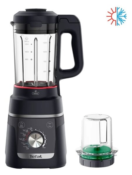 Блендер Tefal BL5768F0, 1000W, 1.2л вместимост, 6 програми, 5 степени на работа, 6 Powelix ножа, черен