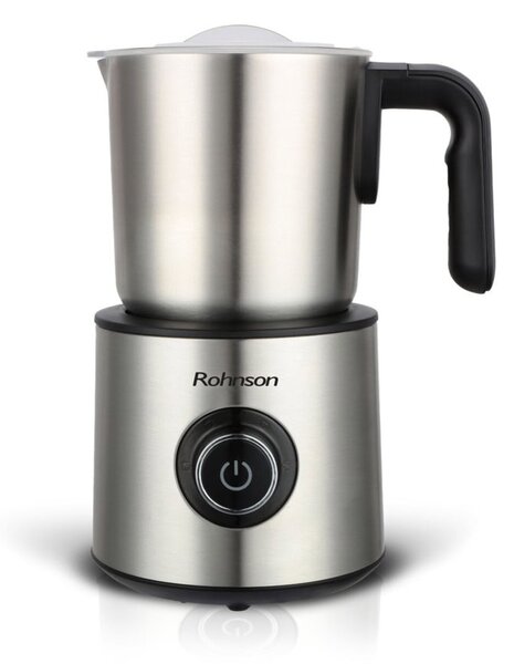 Уред за разпенване на мляко Rohnson R-4425, 500W, 4 функции, инокс
