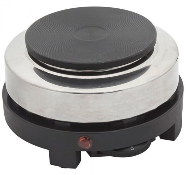 Котлон Rosberg R51445C, 500W, нагревателна плоча, 5 степени, сребрист/черен