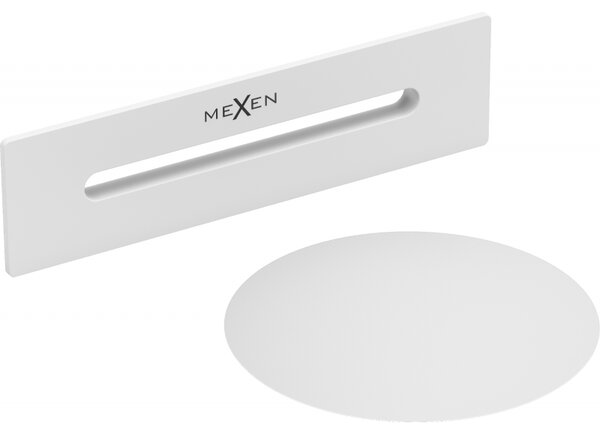 Mexen Uni корк с преливник за свободностояща вана, бял - 5100-20