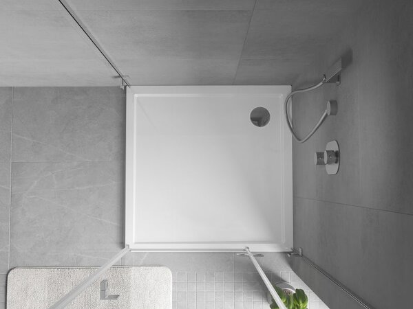 Mexen Flow квадратен душ корито slim 70 x 70 cm, бял гланц - 46S107070