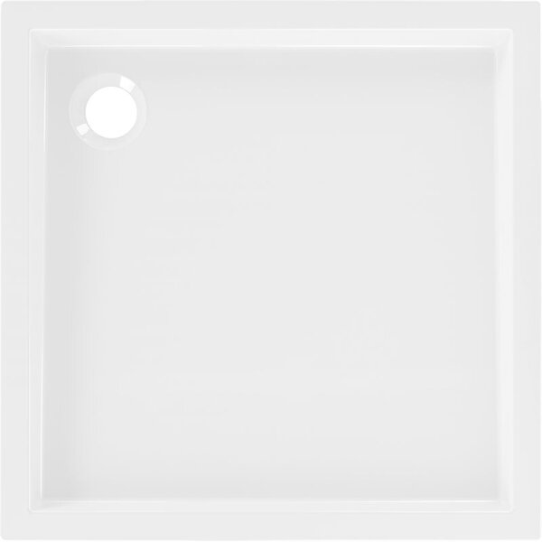 Mexen Flow+ квадратен душ под 90 x 90 cm, бял гланц - 46S109090H
