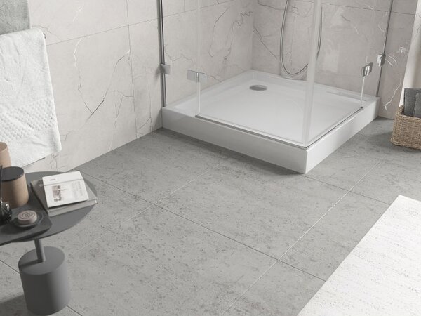 Mexen Flow+ квадратен душ под 90 x 90 cm, бял гланц - 46S109090H