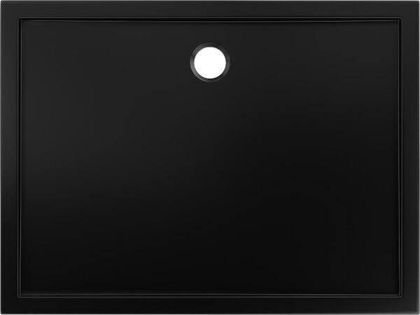 Mexen Flow правоъгълна тънка душ кабина 90 x 80 см, черен мат - 46R708090