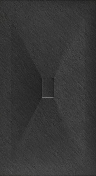 Mexen Hugo правоъгълно корито за душ SMC 200 x 100 см, черно - 42701020