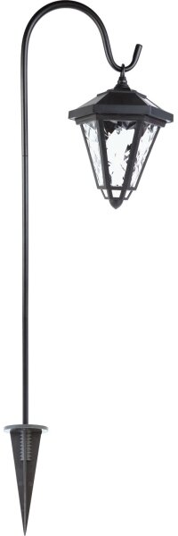 Соларна LED лампа, 1,2 V, 200 mAh, IP44, черна