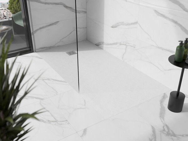 Mexen Stone+ композитен правоъгълен душ поддушник 200 x 100 см, бял - 44101020