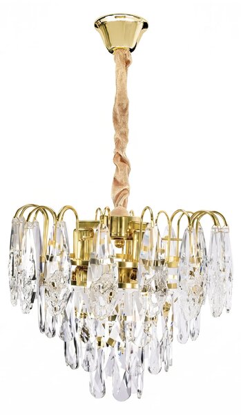 Кристална висяща лампа SWE078-CP 30cm GOLD