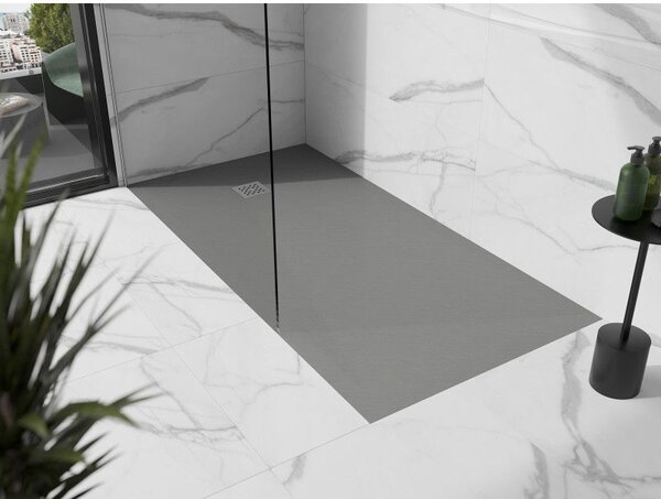 Mexen Stone+ композитен правоъгълен душ поддон 200 x 90 см, сив-бетон - 44619020
