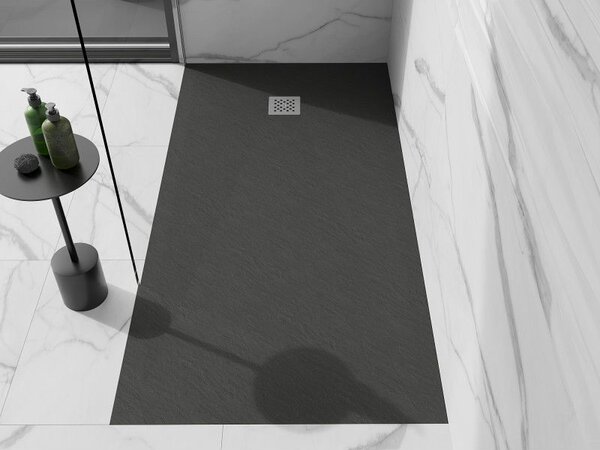 Mexen Stone+ композитен правоъгълен душ корито 200 x 80 см, антрацит - 44718020