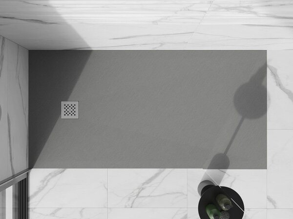 Mexen Stone+ композитен правоъгълен душ поддон 200 x 90 см, сив-бетон - 44619020
