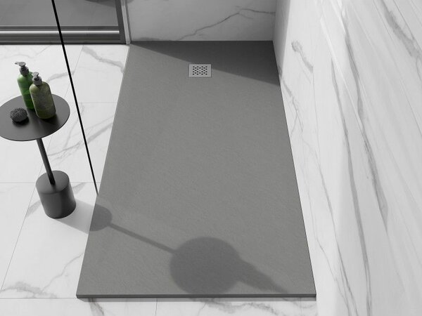 Mexen Stone+ композитен правоъгълен душ поддон 200 x 90 см, сив-бетон - 44619020