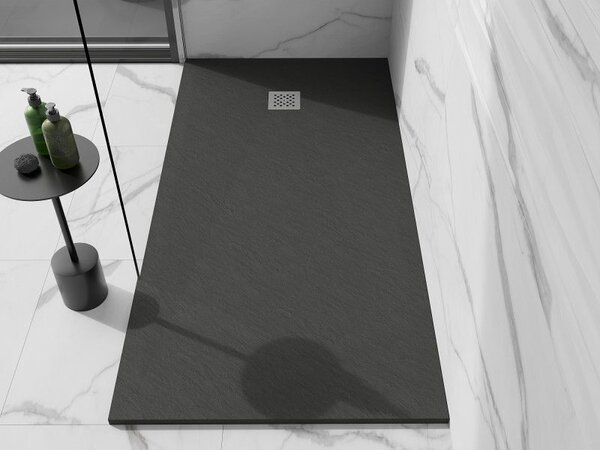 Mexen Stone+ композитен правоъгълен душ корито 200 x 80 см, антрацит - 44718020