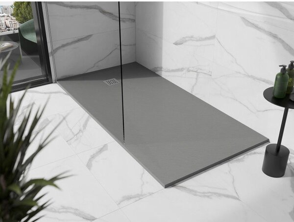Mexen Stone+ композитен правоъгълен душ поддон 200 x 90 см, сив-бетон - 44619020