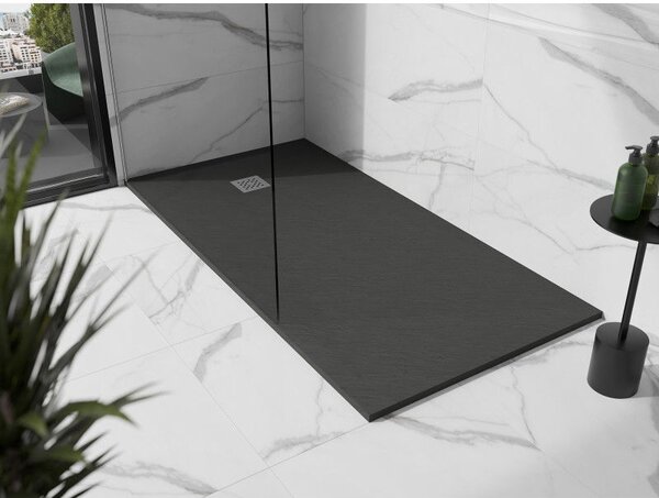 Mexen Stone+ композитен правоъгълен душ корито 200 x 80 см, антрацит - 44718020