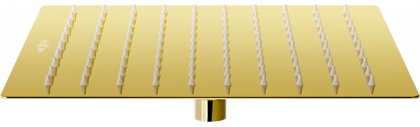 Mexen Slim душ глава 25 х 25 см, златна - 79125-50