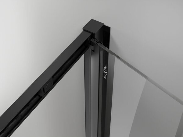 Mexen Exo сгъваема душ кабина 70 x 100 см, прозрачна, черна - 816-070-100-70-00