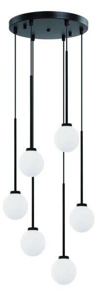 Open Design OR80636 - Полилей на кабел OTA 6xG9/8W/230V черен