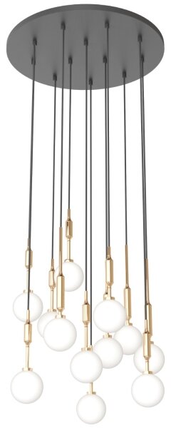 Open Design OR85396 - Полилей на кабел ERO 12xG9/8W/230V златен