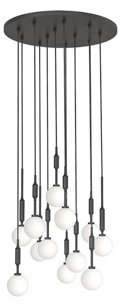 Open Design OR85402 - Подвесен полилей на кабел ERO 12xG9/8W/230V черен