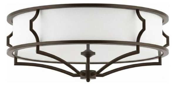 Open Design OR86607 - Плафон STESSO 4xE27/12W/230V Ø 65 cm кафяво