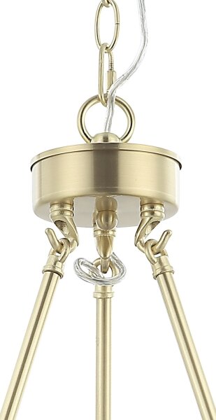 Open Design OR84382 - Полилей с верига VERNO 6xE14/12W/230V, месинг