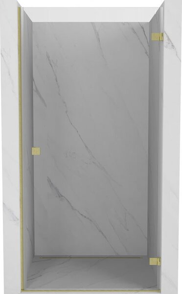 Mexen Lunar-B врата за душ десни 70 см, прозрачни, златисти четкосани - 832-070-000-55-00-P