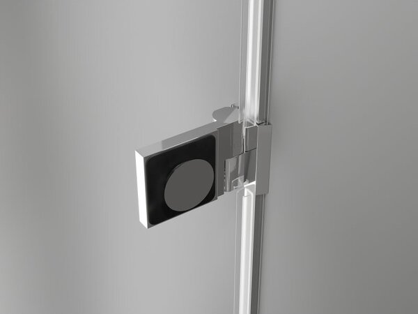 Mexen Lunar-B врати за душ кабина, лява страна, 75 см, прозрачни, хром - 832-075-000-01-00-L