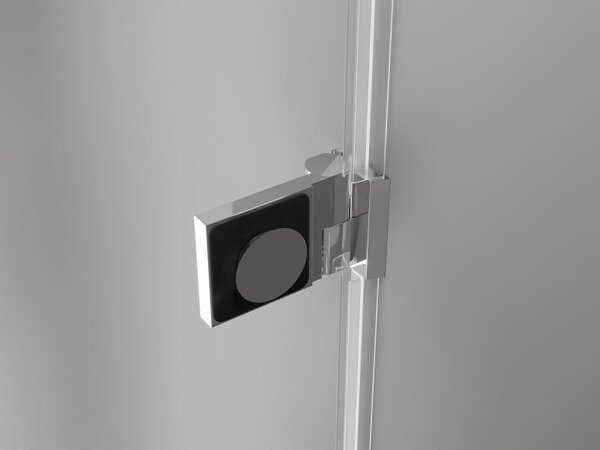 Mexen Lunar-B врати за душ кабина, лява страна, 75 см, прозрачни, хром - 832-075-000-01-00-L