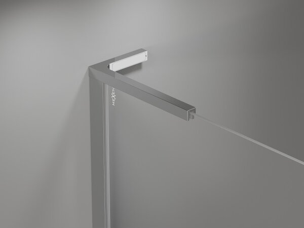 Mexen Mist L полукръгла душ кабина отваряема 90 x 90 см, прозрачна, хром - 8A32L-090-090-01-00