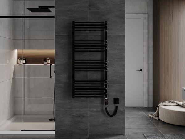 Mexen Apollo електрически радиатор 1210 x 550 mm, 600 W, черен - W117-1210-550-2600-70