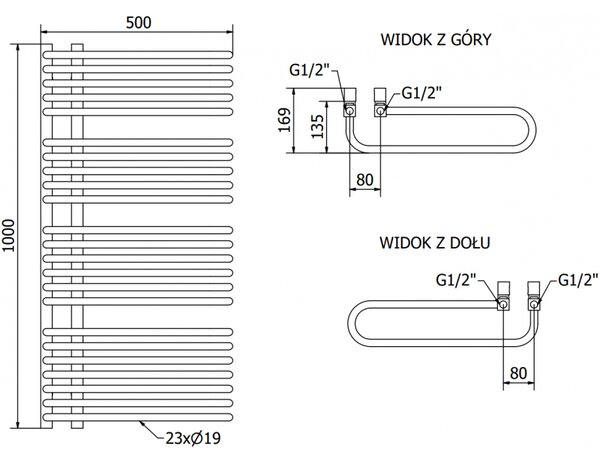Mexen Amor електрически радиатор 1000 x 500 мм, 900 W, черен - W120-1000-500-2900-70
